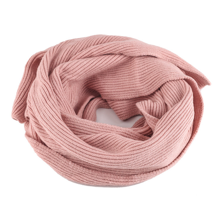 New design factory price cashmere feel knitted acrylic men women scarf  long warm scarf