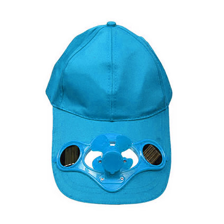 Solar Power Hat Cap with Cooling Fan for Outdoor Golf Baseball