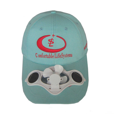 Solar Power Hat Cap with Cooling Fan for Outdoor Golf Baseball