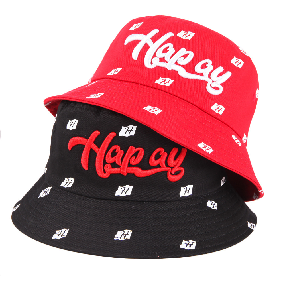 Custom cotton bucket hats design your own embroidery bucket hats with custom logo