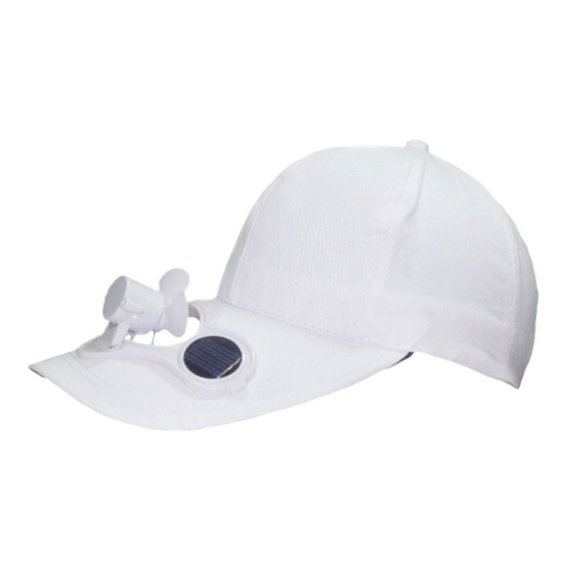 custom blank solar powered fan cap hat baseball cap with fan