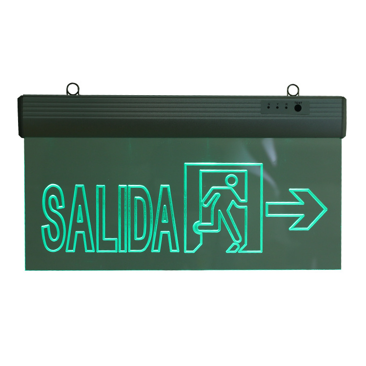 led emergency fire exit sign light