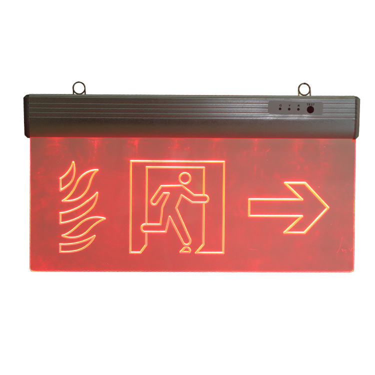 led emergency fire exit sign light