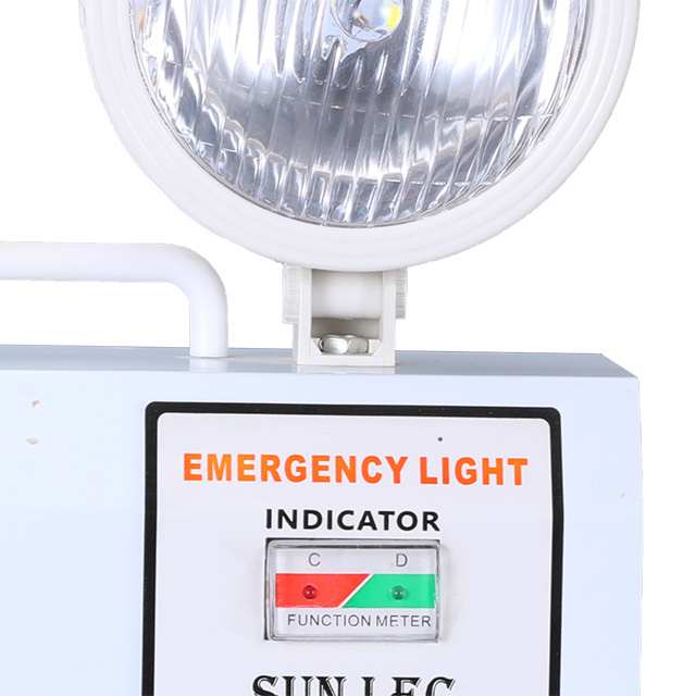 rechargeable LED twin spots fire emergency light KX1038 with CE ROSH