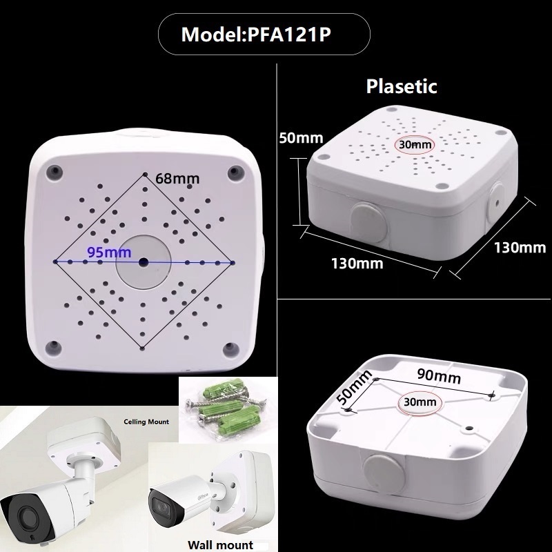 DAHUA PTZ SMALL cctv junction Box for Managing Messy Cables Ceiling Wall Mount CCTV Security Camera Junction Box