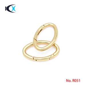 High Quality Wholesale Custom Stainless Steel Jewelry Findings Gold Olive Type Spring Ring Clasps