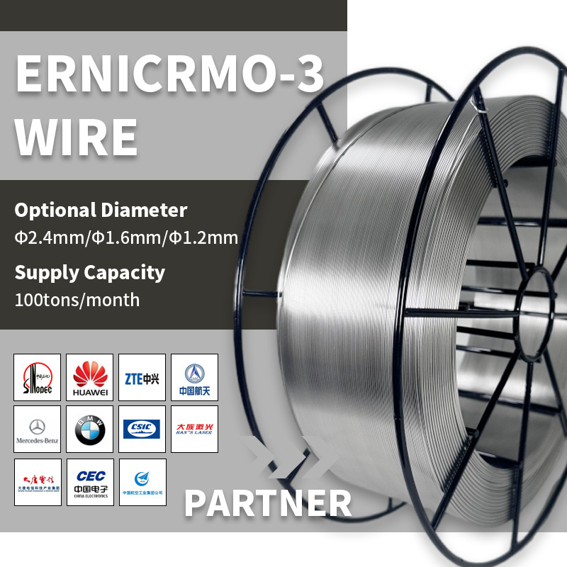 Ernicrmo-3 Welding Rod 1.6mm Price Per Kg For Inconel 625 Welding Wire