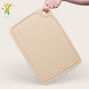 Oem Branded Design Eco-friendly rice husk board Non Slip BPA free rice husk cutting Board