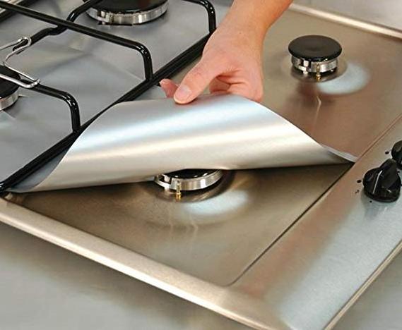 KItchen Gadgets gas range protector Double thickness Reusable Non-Stick gas stove burner covers