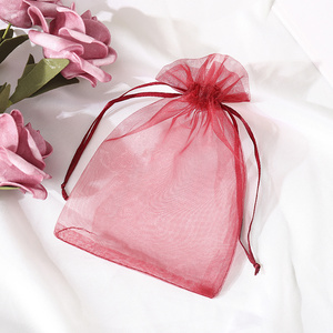 Large Organza Bags Wedding Pouches Nice Gift Bag Jewelry Packaging Transparent Gauze Bag