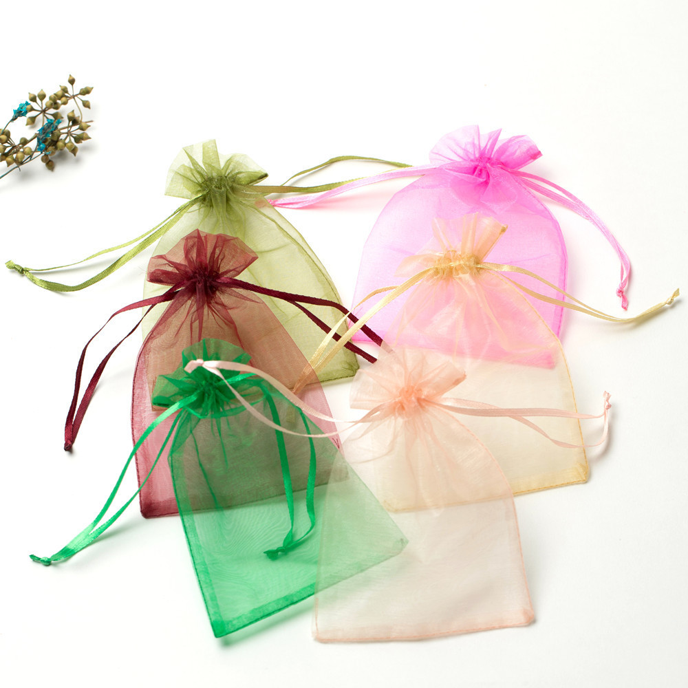 Large Organza Bags Wedding Pouches Nice Gift Bag Jewelry Packaging Transparent Gauze Bag