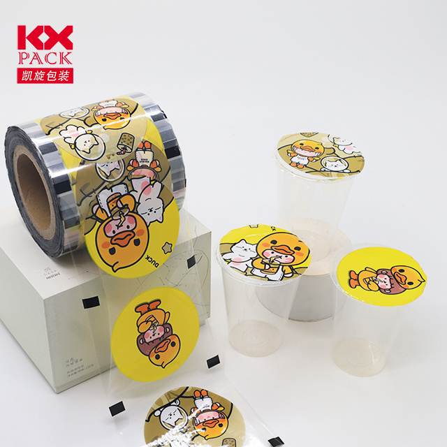 2023 New Arrival Custom Bubble Tea Sealing Film Plastic Cup Paper Sealing Film For PP Cup Paper Cup