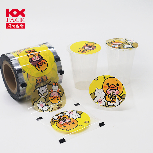 2023 New Arrival Custom Bubble Tea Sealing Film Plastic Cup Paper Sealing Film For PP Cup Paper Cup