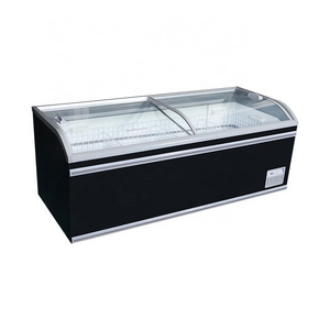 Wholesale Supermarket Commercial Chest Island Freezer Top Open Fridge