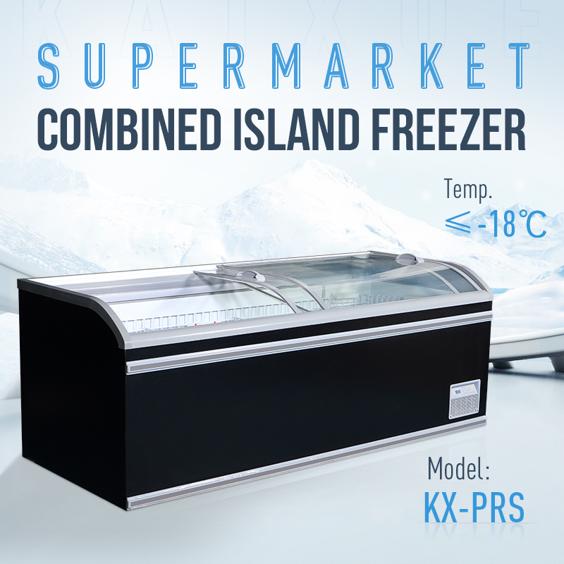 Wholesale Supermarket Commercial Chest Island Freezer Top Open Fridge