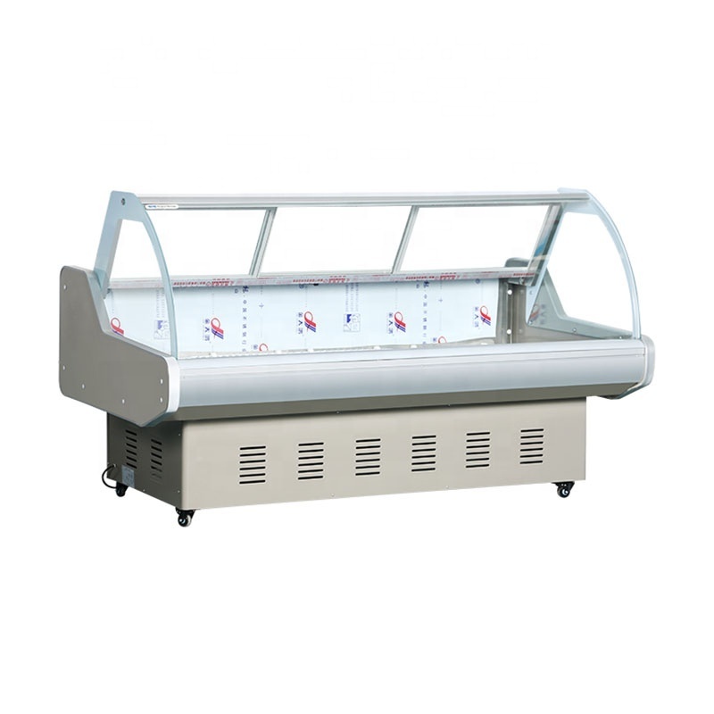 Deli refrigerated display case meat showcase refrigerator for sale