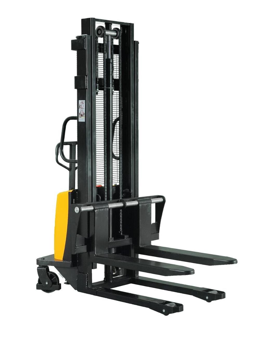 1 Tons 3.5m Semi Electric Automatic Stacker Forklift Manual Hand Stacker