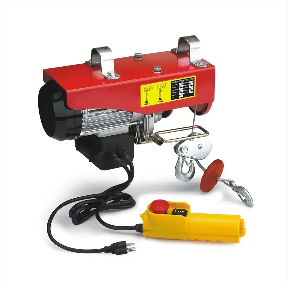 Wholesale Customized Manufacturers Electric Wire Rope Hoist Portable Small Electric Hoist