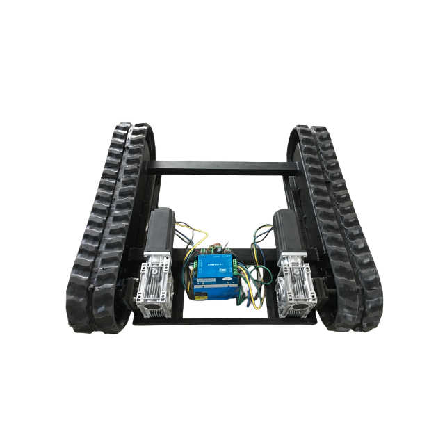 500Kg Load Capacity Small Rubber Track Landing Gear Rubber Track Chassis