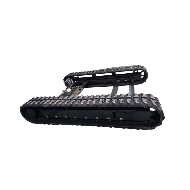 1T Load Capacity Rubber Track Chassis Rubber Crawler Undercarriage Crawler Vehicle Chassis