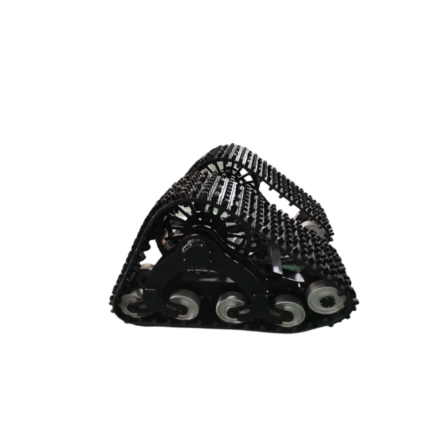 Customisable Rubber Track Chassis For Off-Road Vehicles High Quality Rubber Crawler Triangle Undercarriage