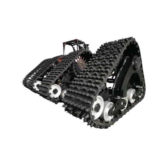 Customisable Rubber Track Chassis For Off-Road Vehicles High Quality Rubber Crawler Triangle Undercarriage