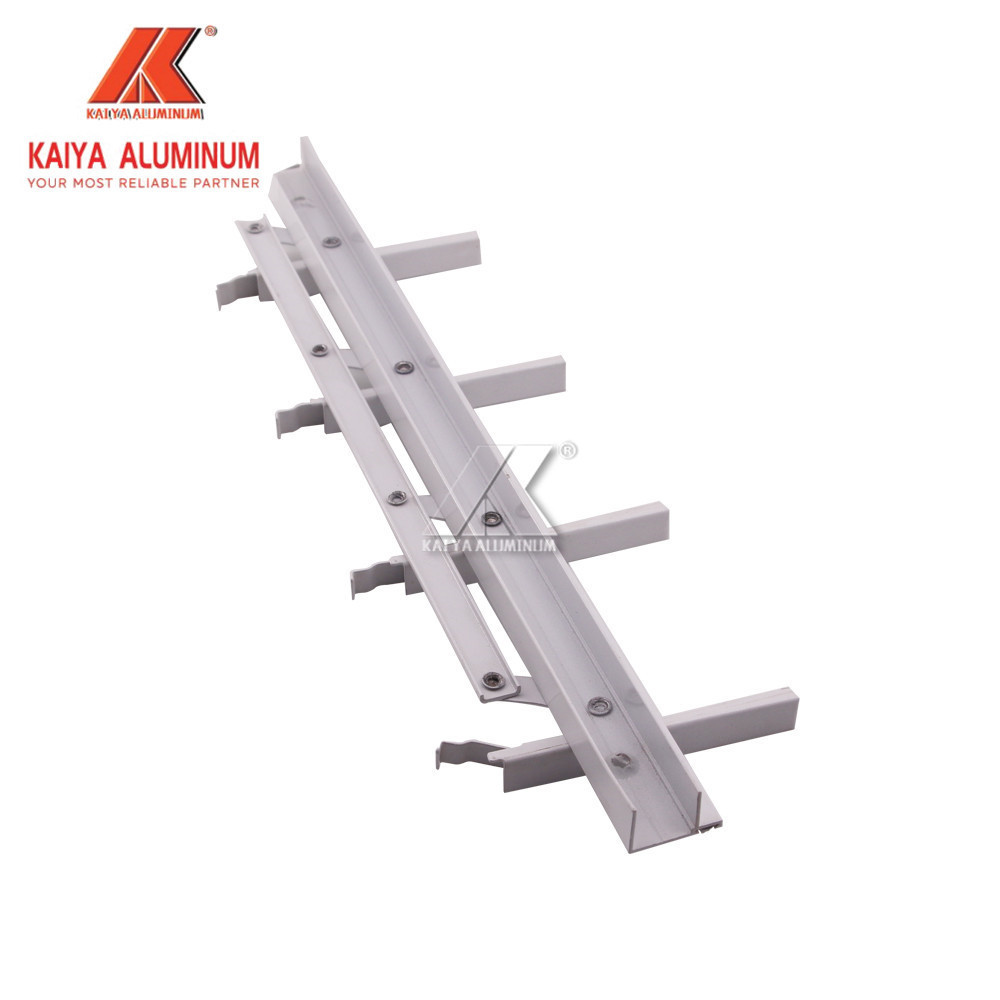 Metal  aluminum frame fixed louver window frames for automatic linear actuator louver