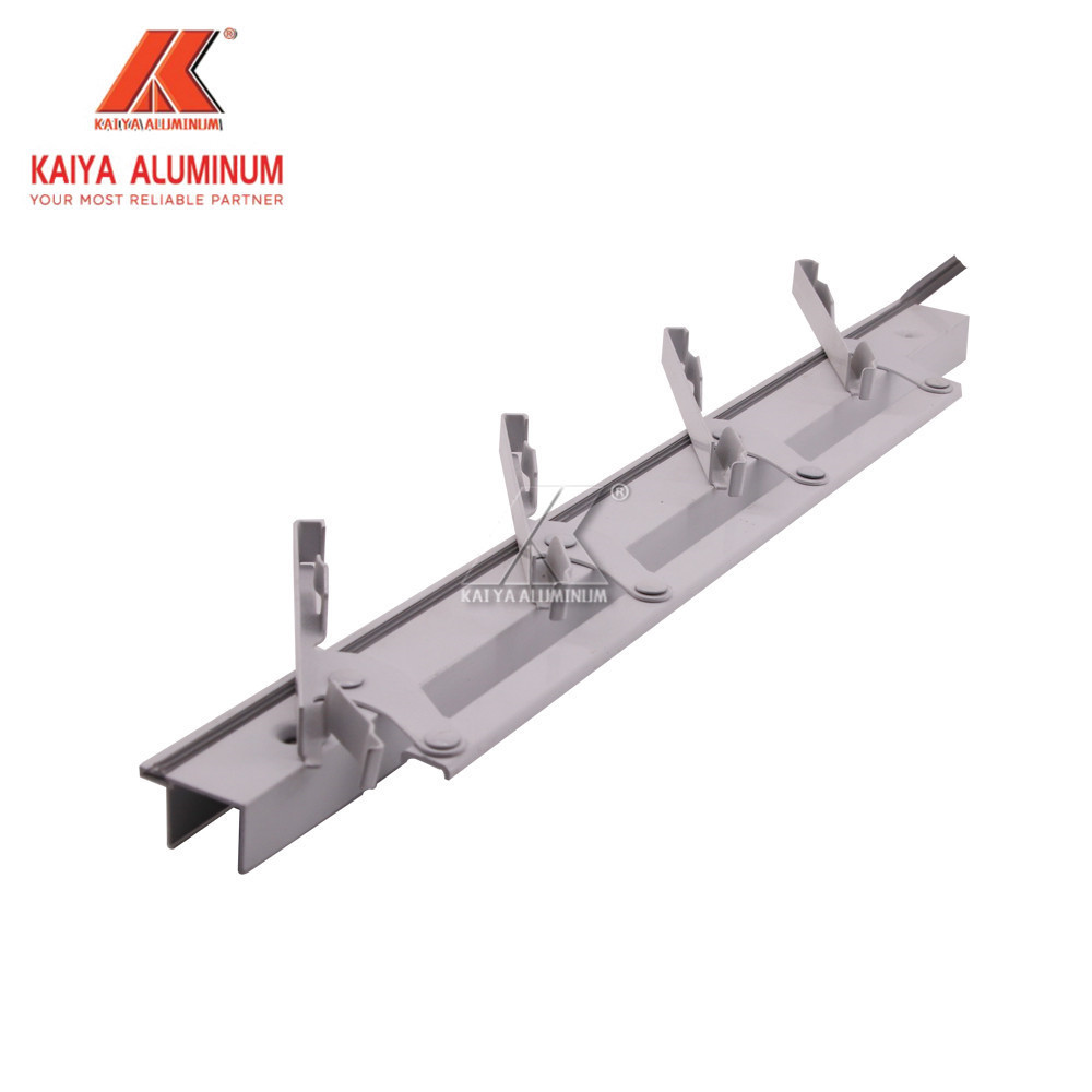 Metal  aluminum frame fixed louver window frames for automatic linear actuator louver