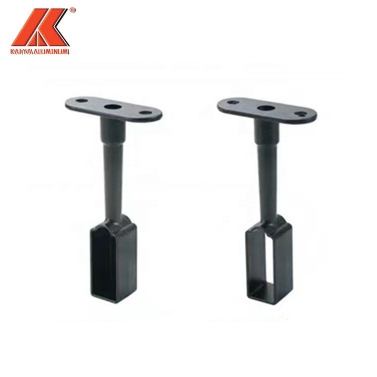 Aluminum furniture accessories wardrobe tube rod hanging hardware closets hardware for wholesale