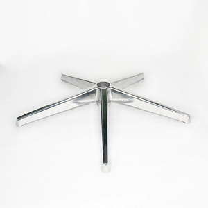 Die casting aluminum alloy office chair stand foot mould  5 legs aluminium star chair base