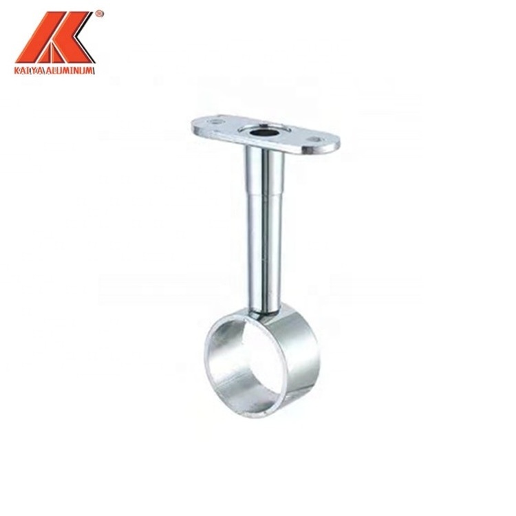 Aluminum furniture accessories wardrobe tube rod hanging hardware closets hardware for wholesale