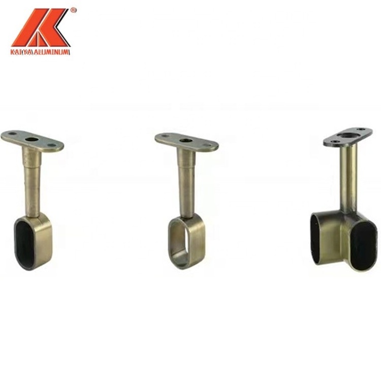 Aluminum furniture accessories wardrobe tube rod hanging hardware closets hardware for wholesale