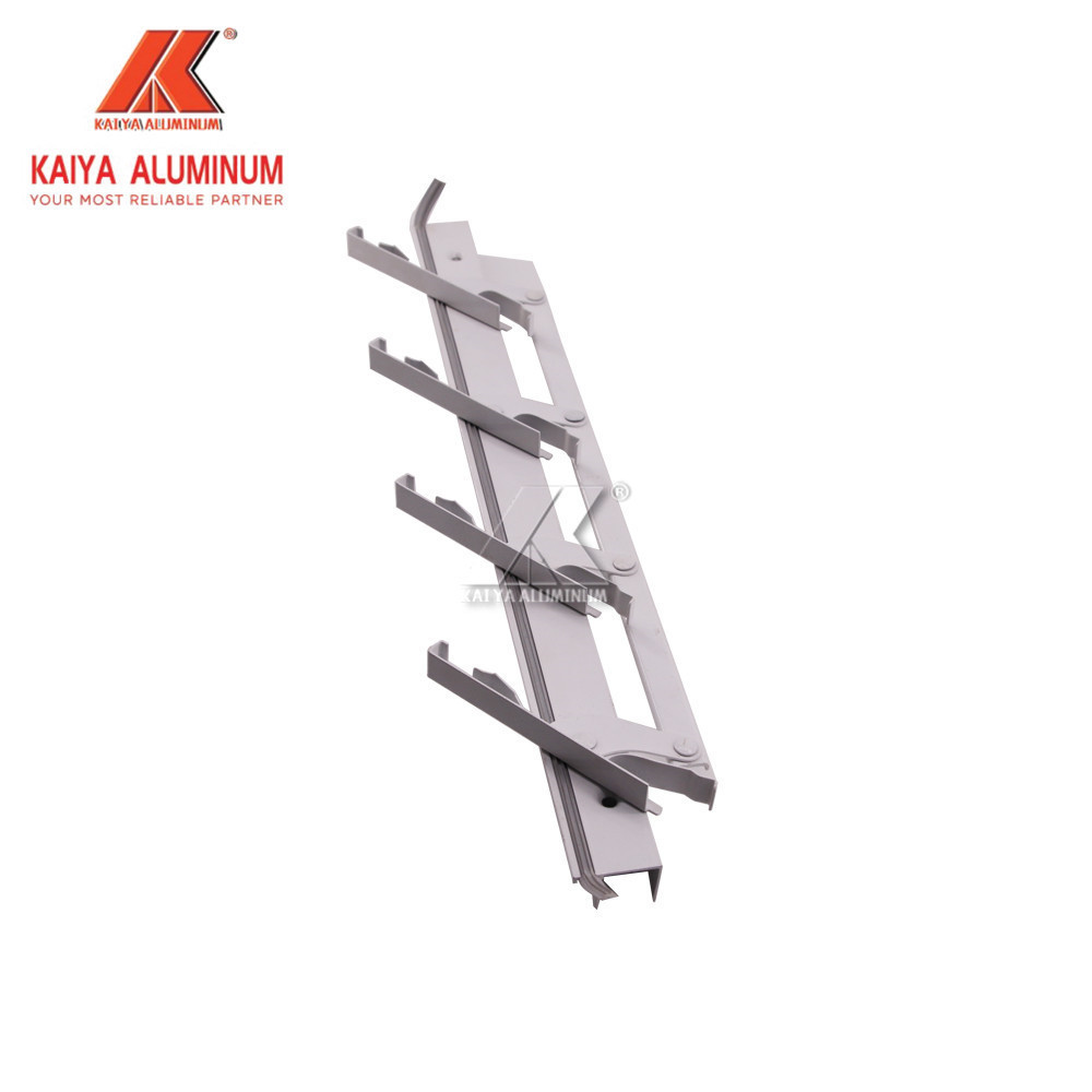 Metal  aluminum frame fixed louver window frames for automatic linear actuator louver