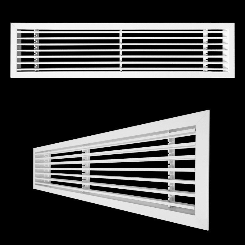 Linear bar aluminum alloy exhaust ventilation air diffuser grilles for air conditioning