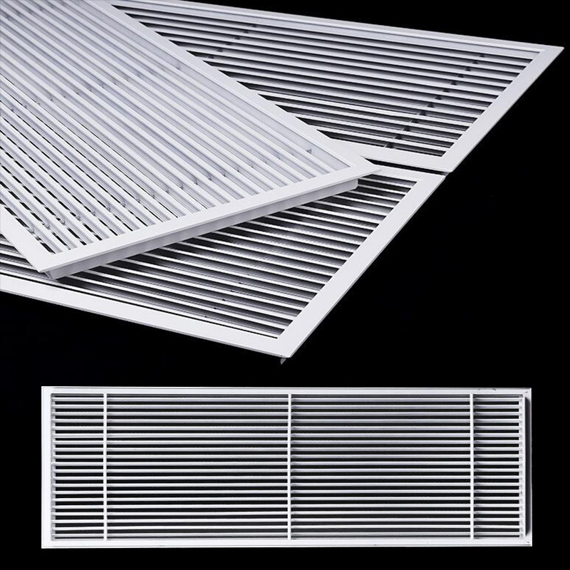 Linear bar aluminum alloy exhaust ventilation air diffuser grilles for air conditioning