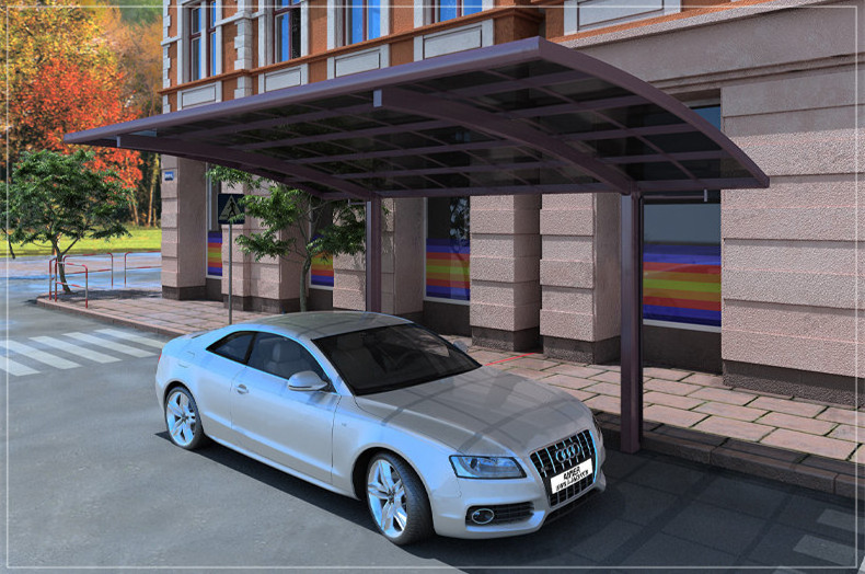 Commercial building residential area outdoor car aluminum awning with aluminum canopy