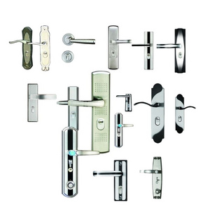 Zinc Alloy Square Rose Privacy Bathroom Bedroom Satin Nickel Wooden Door Lock With Handle