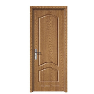 China manufacturer interior modern doors Europe pvc door mdf woods  bathroom glass bedroom doors design