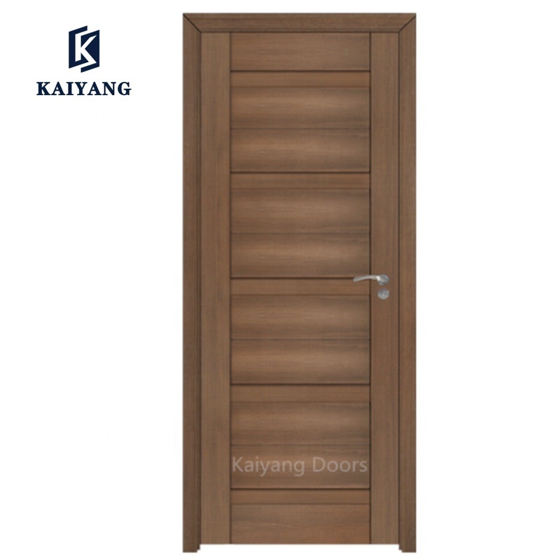 China Cheap Customized Design Interior Louver PVC toilet Bathroom Doors with Frosted Glass