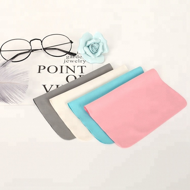 Custom Logo Personalized Microfibre Glasses Phone Cleaning Cloth Eye Glasses Sunglasses Cloth