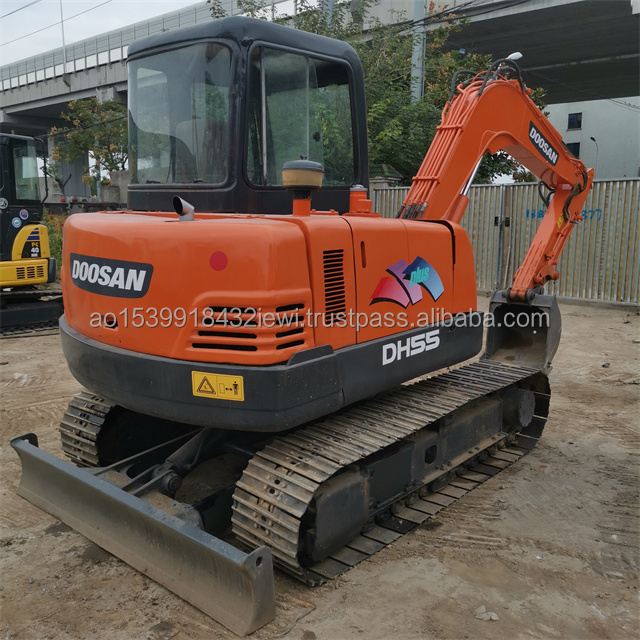 Low price Doosan DH55 Excavator for sale Used DOOSAN crawler excavator used excavator