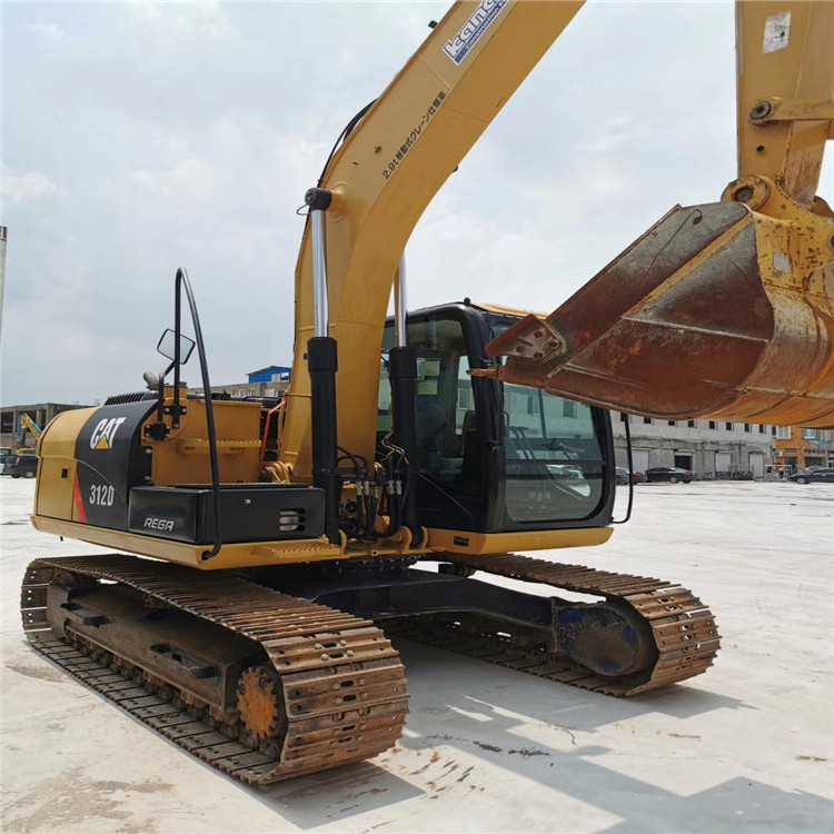 90% New Used CAT caterpillar 312D excavator machinesr with thumb bucket