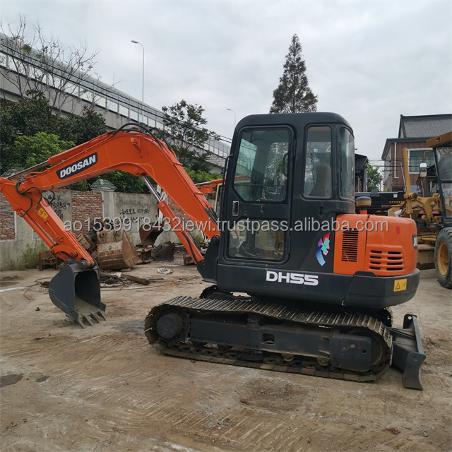 Low price Doosan DH55 Excavator for sale Used DOOSAN crawler excavator used excavator