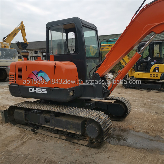 Low price Doosan DH55 Excavator for sale Used DOOSAN crawler excavator used excavator