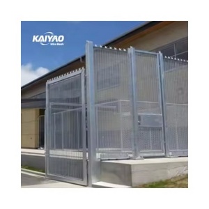 low-cost, clear-view, hot-dip galvanized, high-security mesh anti-climb 358 fence