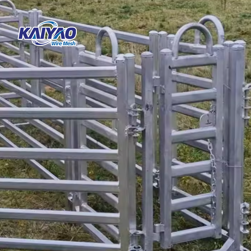 Robust Cattle Fencing Panels / Galvanized Sheep Corral Panels for sale