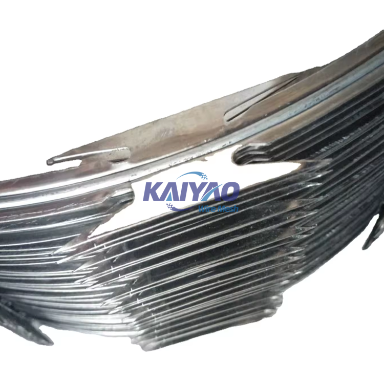 Ex-factory price for hot-dip galvanized razor wire fence used for protective barriers