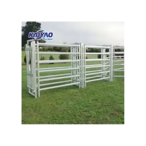 Security Horse Farm Fencing with PVC Coated Metal Frame Galvanized Temporary Stock Panels for Cow Fence Panels and Gates