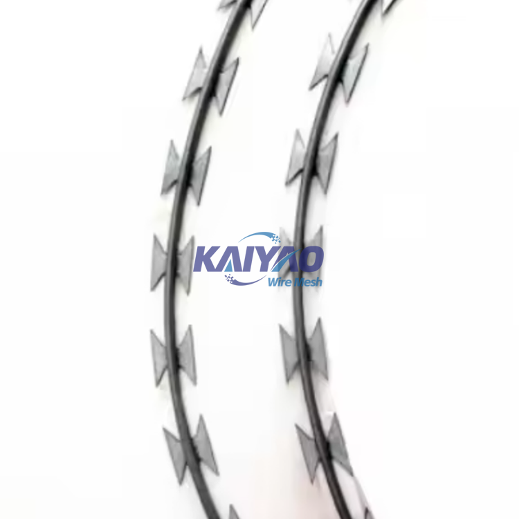 Ex-factory price for hot-dip galvanized razor wire fence used for protective barriers