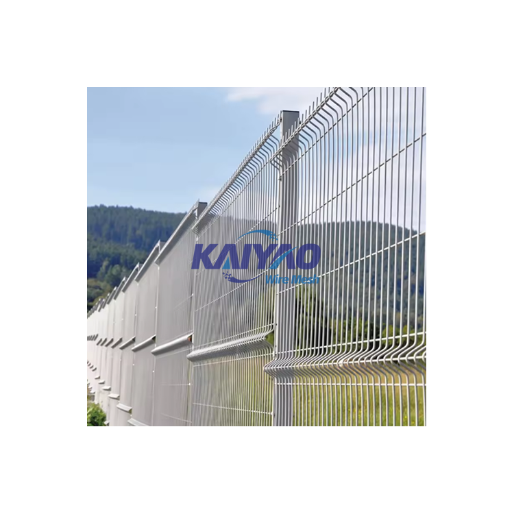 Triangular Bent Barrier 3D Welded Mesh Panel 3D Fence